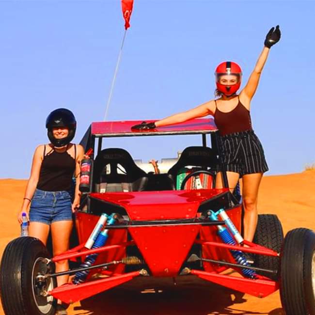 Evening Desert Safari Basic Package Dhow cruise buggy